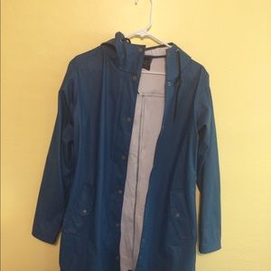 Light long rain jacket